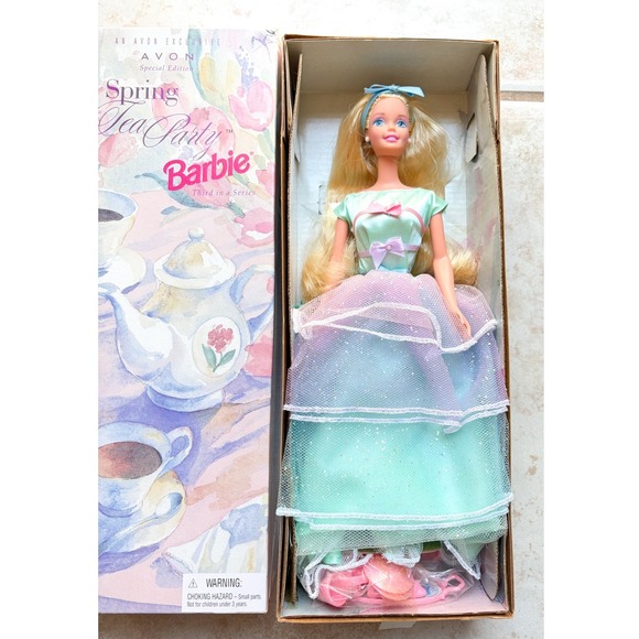 Mattel Other - Mattel Spring Tea Party Barbie Doll Avon Special Edition 1997 Vintage